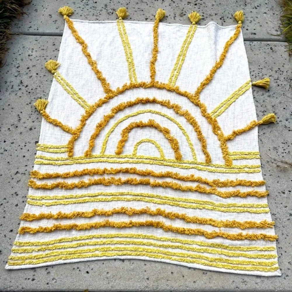 Modern Ray Throw Blanket